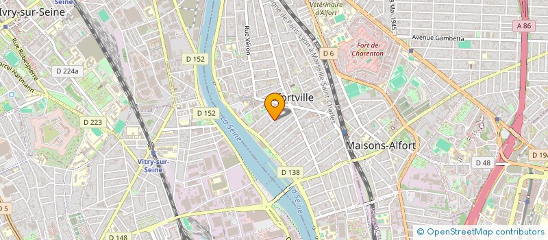 localisation de l'entreprise M&N ENERGY à ALFORTVILLE