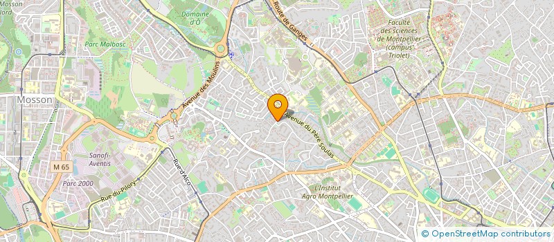 localisation de l'entreprise M&N EXPRESS  MONTPELLIER