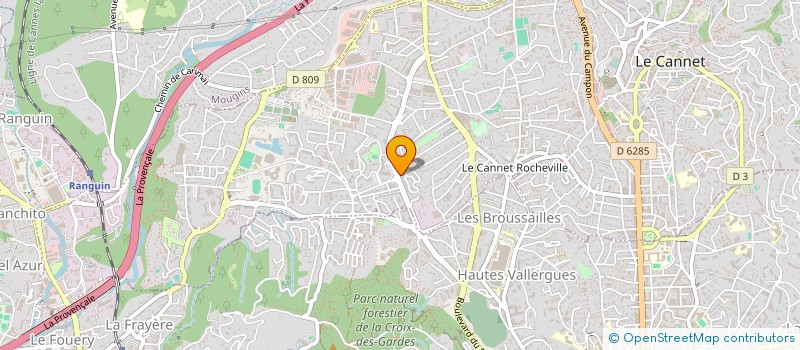 localisation de l'entreprise M N G à LE CANNET