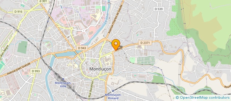 localisation de l'entreprise M.N.G. DEVELOPPEMENTS  MONTLUCON