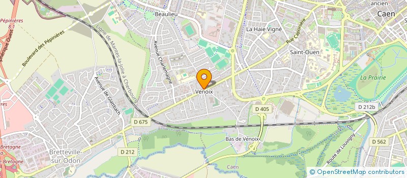 localisation de l'entreprise M.N.H. à CAEN