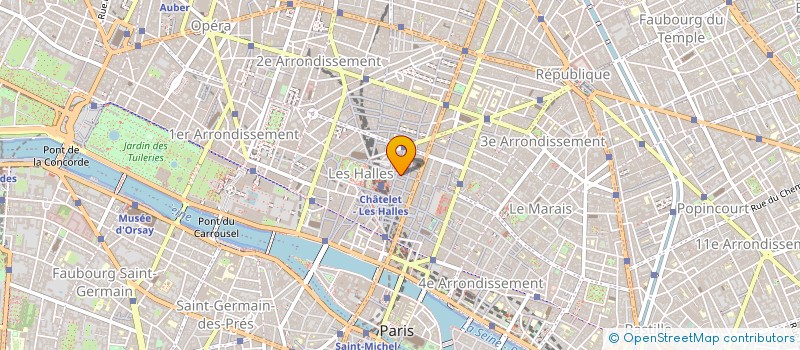 localisation de l'entreprise M.N.H. INTERIM à PARIS