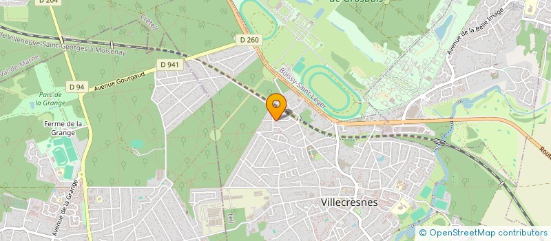 localisation de l'entreprise M.N.J  VILLECRESNES