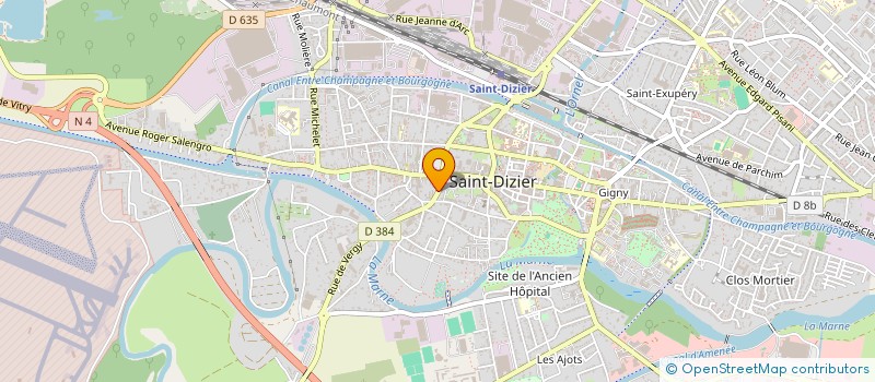 localisation de l'entreprise M.N.J & COMPAGNIE à SAINT-DIZIER