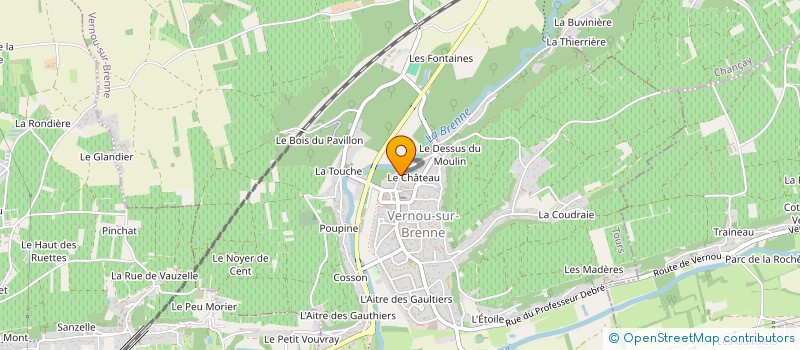 localisation de l'entreprise M.N.J.S  VERNOU-SUR-BRENNE