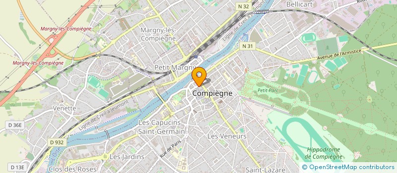 localisation de l'entreprise M&N KIDS à COMPIEGNE