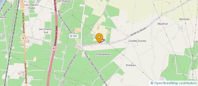 localisation de l'entreprise M.N.L & ASSOCIES  CHANOS-CURSON