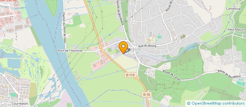 localisation de l'entreprise M.N.L. BATIMENT  LATRESNE