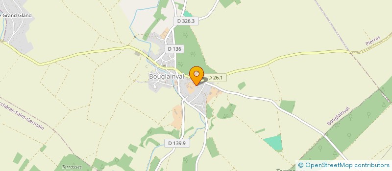 localisation de l'entreprise M.N.L.G. à BOUGLAINVAL