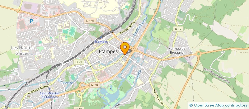 localisation de l'entreprise M N M J A  ETAMPES