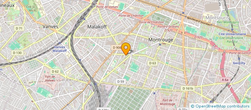 localisation de l'entreprise M N MAX à MONTROUGE