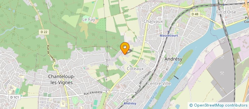 localisation de l'entreprise M.N. NEGOCIANT à ANDRESY