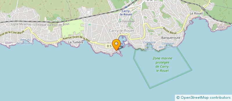 localisation de l'entreprise M&N POWER HOUSE  CARRY-LE-ROUET