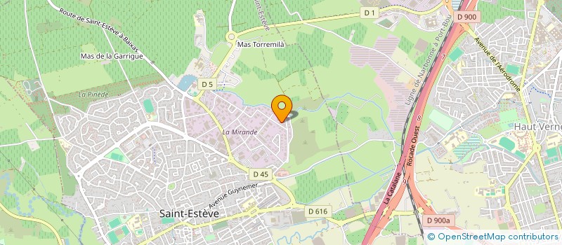 localisation de l'entreprise M.N.R  SAINT-ESTEVE