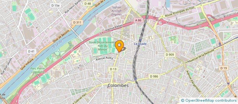 localisation de l'entreprise M N S à COLOMBES