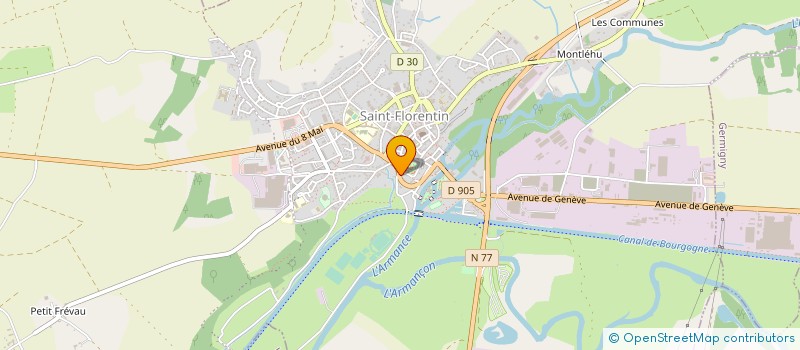 localisation de l'entreprise M.N.S  SAINT-FLORENTIN