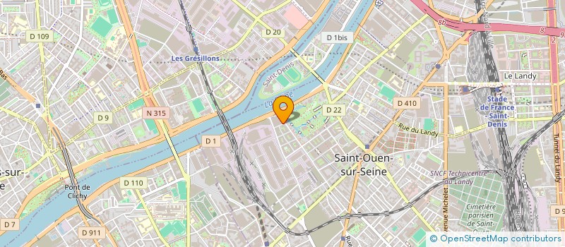 localisation de l'entreprise M-N-S à SAINT-OUEN-SUR-SEINE