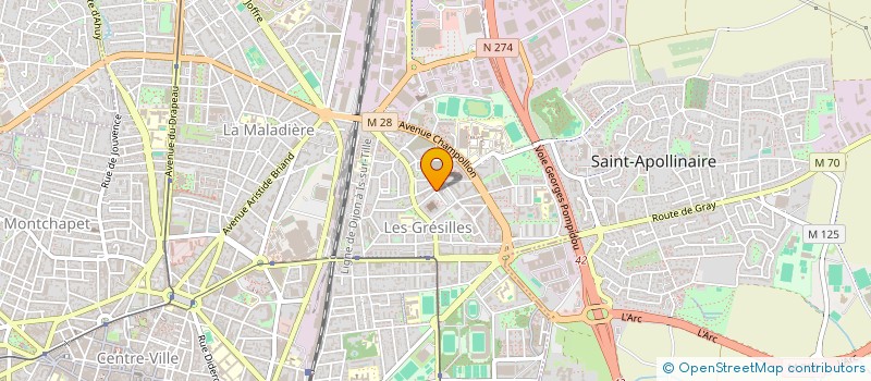 localisation de l'entreprise M.N.S. DISTRIBUTION à DIJON
