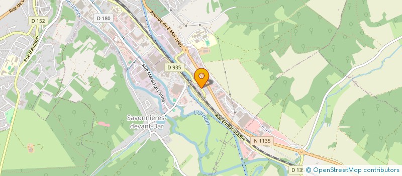 localisation de l'entreprise M.N.S. MOTOS  BAR-LE-DUC