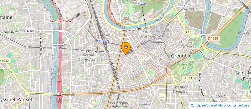 localisation de l'entreprise M.N.T à GRENOBLE