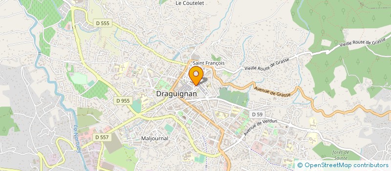 localisation de l'entreprise M.N.T. à DRAGUIGNAN