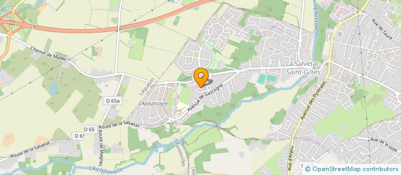 localisation de l'entreprise M'N TAXI  LA SALVETAT-SAINT-GILLES