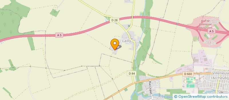 localisation de l'entreprise M.N.V.  LAILLY