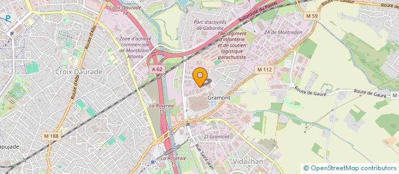 localisation de l'entreprise M.N.V. à TOULOUSE