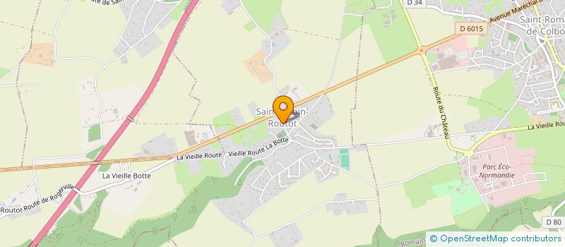 localisation de l'entreprise M N W ENTREPRISES  SAINT-AUBIN-ROUTOT