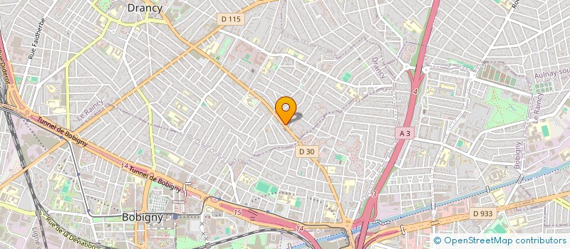 localisation de l'entreprise M.N.Z. à DRANCY