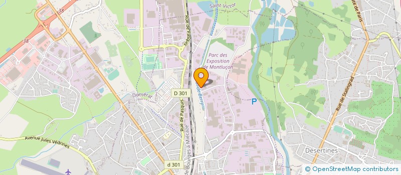 localisation de l'entreprise M.NEGOCE DREAM BIKE  MONTLUCON