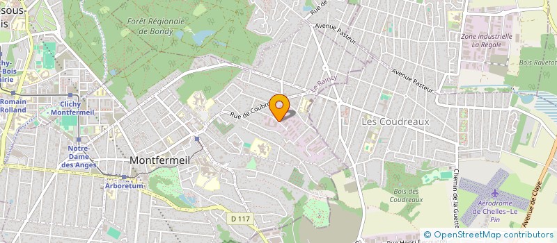 localisation de l'entreprise M.NETTOYAGE à MONTFERMEIL