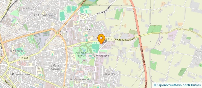 localisation de l'entreprise M NETWORK à VALENCE