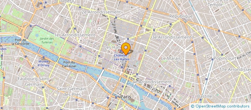 localisation de l'entreprise M O à PARIS