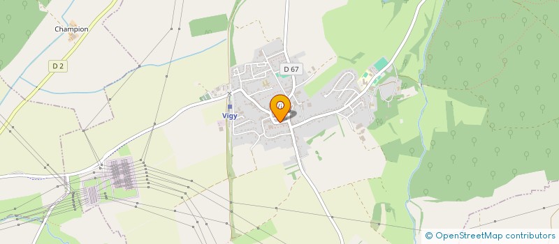 localisation de l'entreprise M&O  VIGY