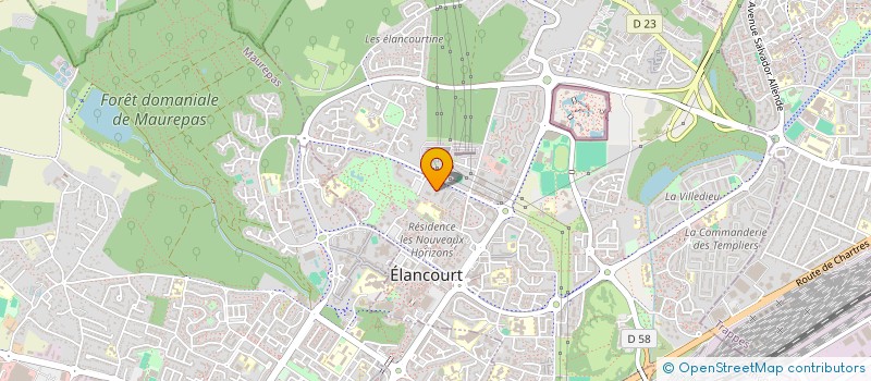 localisation de l'entreprise M.O. CONSULTING à ELANCOURT