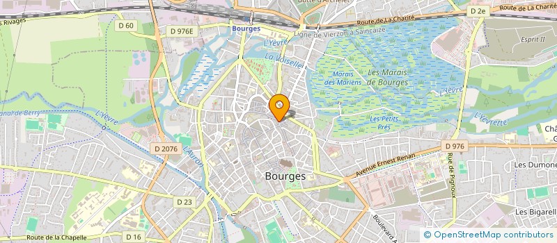 localisation de l'entreprise M.O.D. à BOURGES