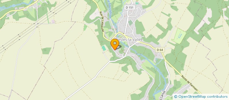 localisation de l'entreprise M&O GROUP  NESLES-LA-VALLEE