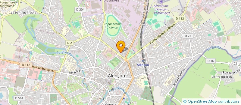 localisation de l'entreprise M.O. HABITAT à ALENCON