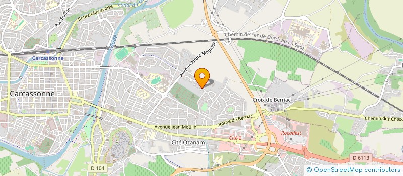 localisation de l'entreprise M.O HABITAT  CARCASSONNE