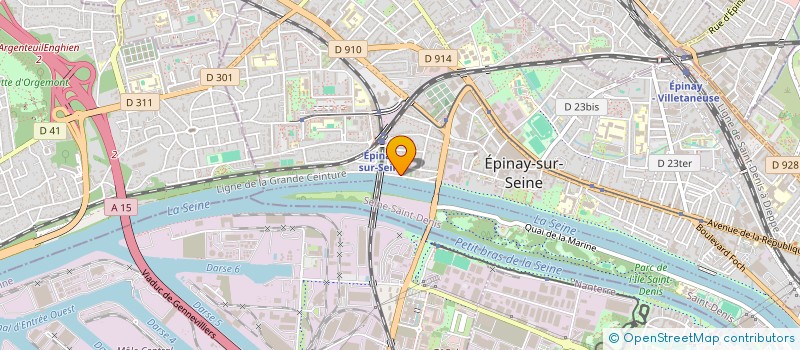 localisation de l'entreprise M.O.I à EPINAY-SUR-SEINE