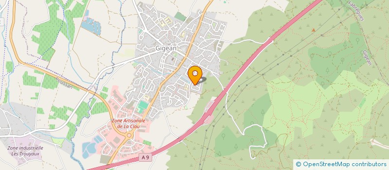 localisation de l'entreprise M&O IMMO  GIGEAN