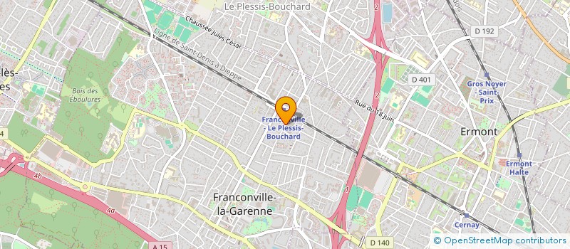 localisation de l'entreprise M.O.J à FRANCONVILLE