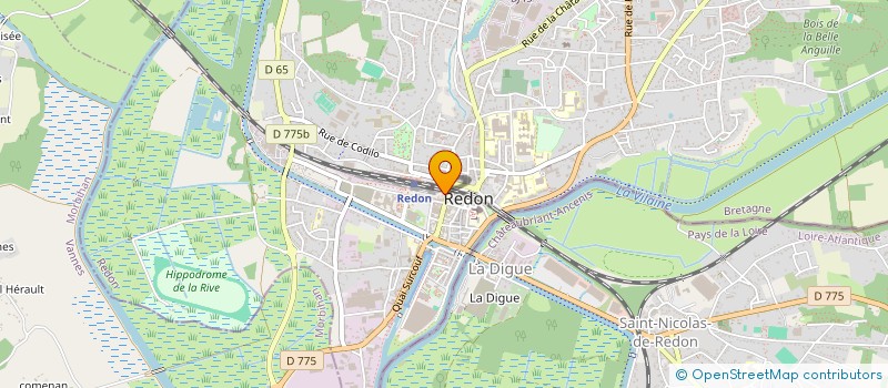 localisation de l'entreprise M.O. JUBIER VENTES à REDON