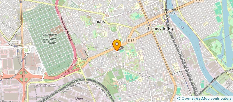 localisation de l'entreprise M & O LEADER TAXI  THIAIS