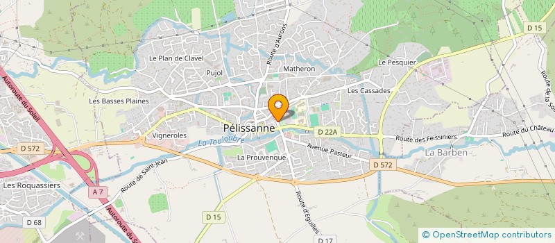 localisation de l'entreprise M.O.M  PELISSANNE