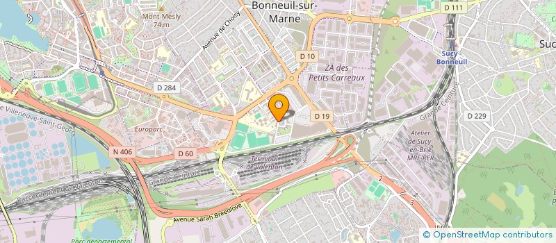 localisation de l'entreprise M.O.M TRANSPORTS LOGISTIQUE à BONNEUIL-SUR-MARNE