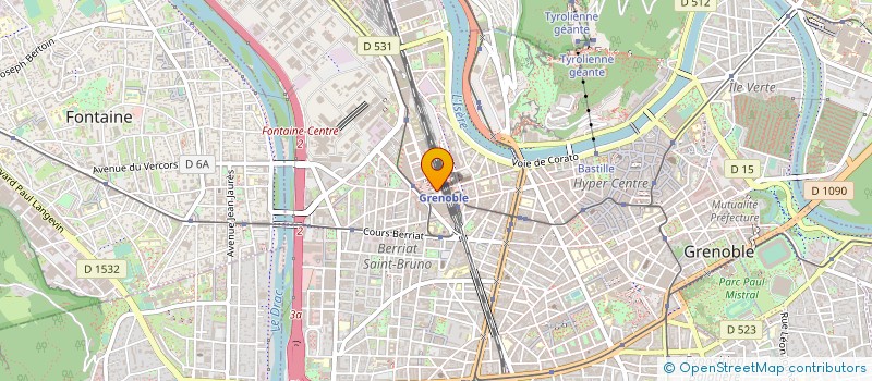 localisation de l'entreprise M.O.O.S EXPORT à GRENOBLE