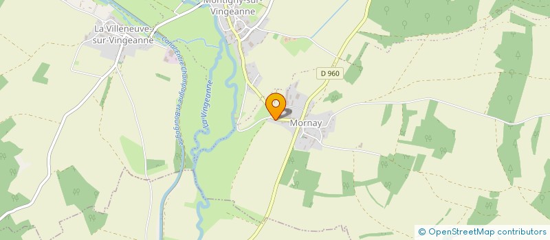 localisation de l'entreprise M. O. P IMMO  MONTIGNY-MORNAY-VILLENEUVE-SUR-VINGEANNE