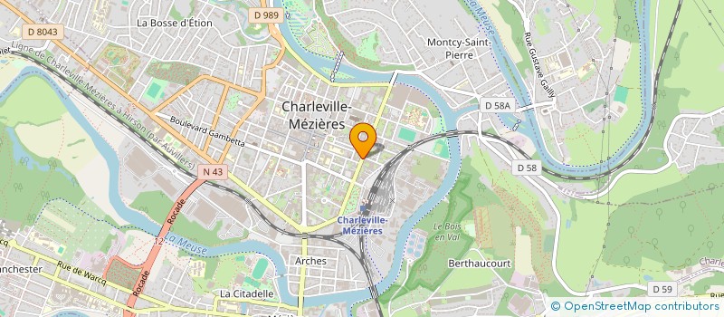 localisation de l'entreprise M&O PATRIMOINE à CHARLEVILLE-MEZIERES